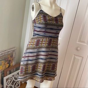 🔥 FIRE Los Angeles // Aztec Spaghetti Strap Dress